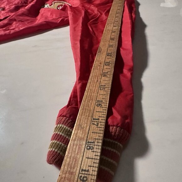 Youth Vtg San Francisco 49ers Windbreaker - 70's - Embroidered Helmet Patch NFL - Picture 12 of 14